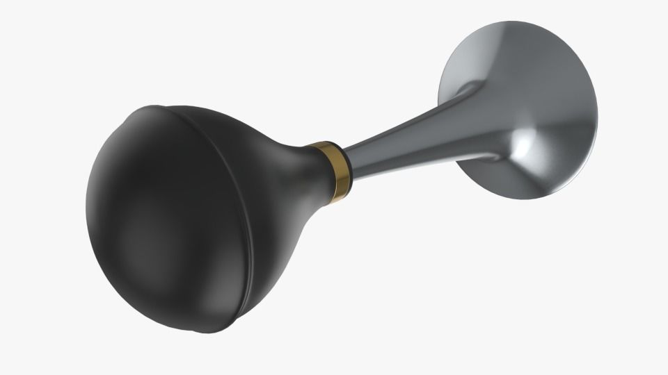 Classic Horn 3D model_3