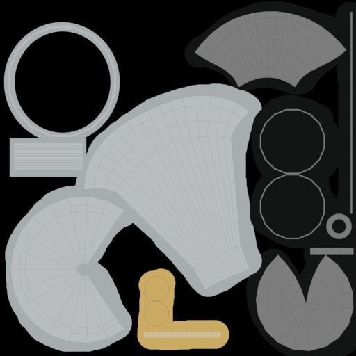 Classic Horn 3D model_12