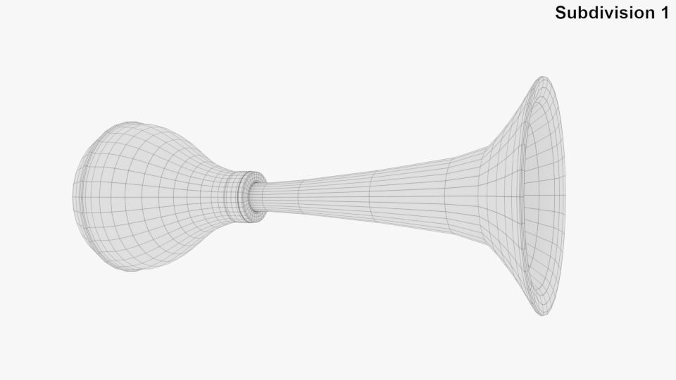 Classic Horn 3D model_8