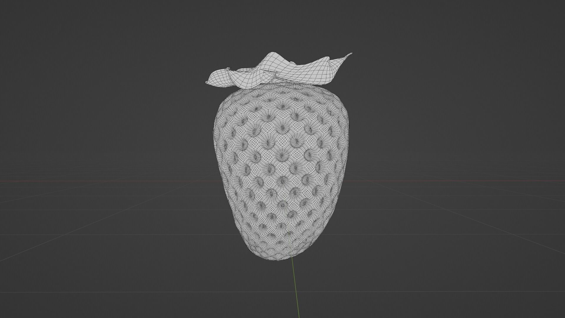 strawberry 3D model_6