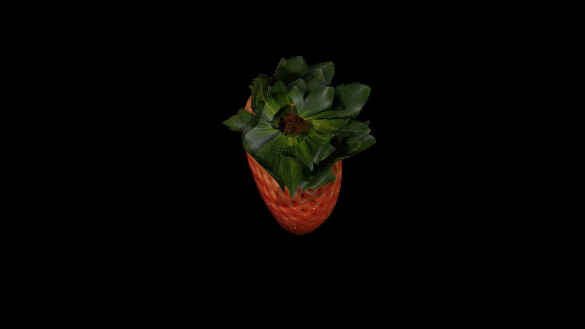 strawberry 3D model_4