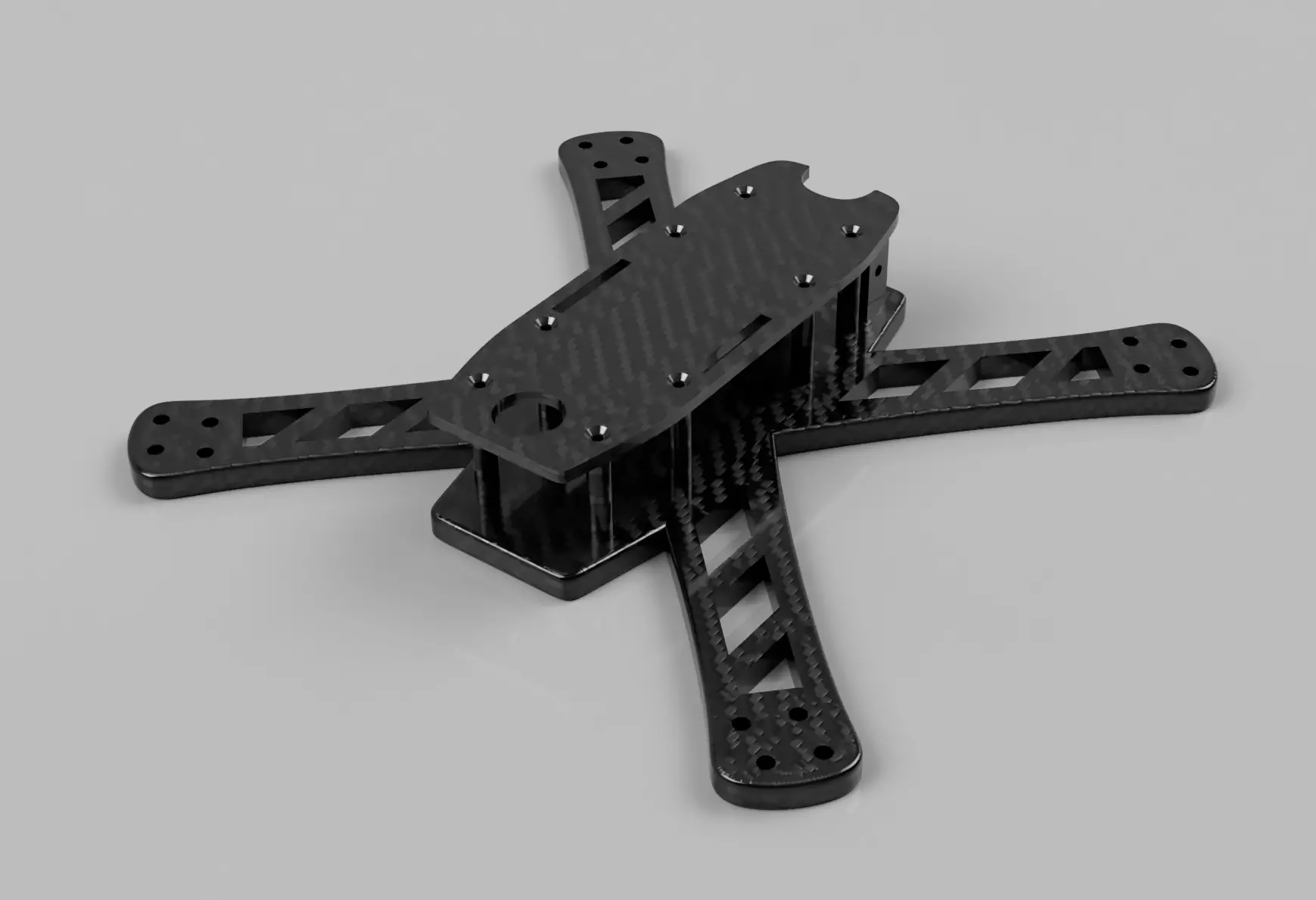 Racing FPV Drone Frame 3D Printing 3D print model_0