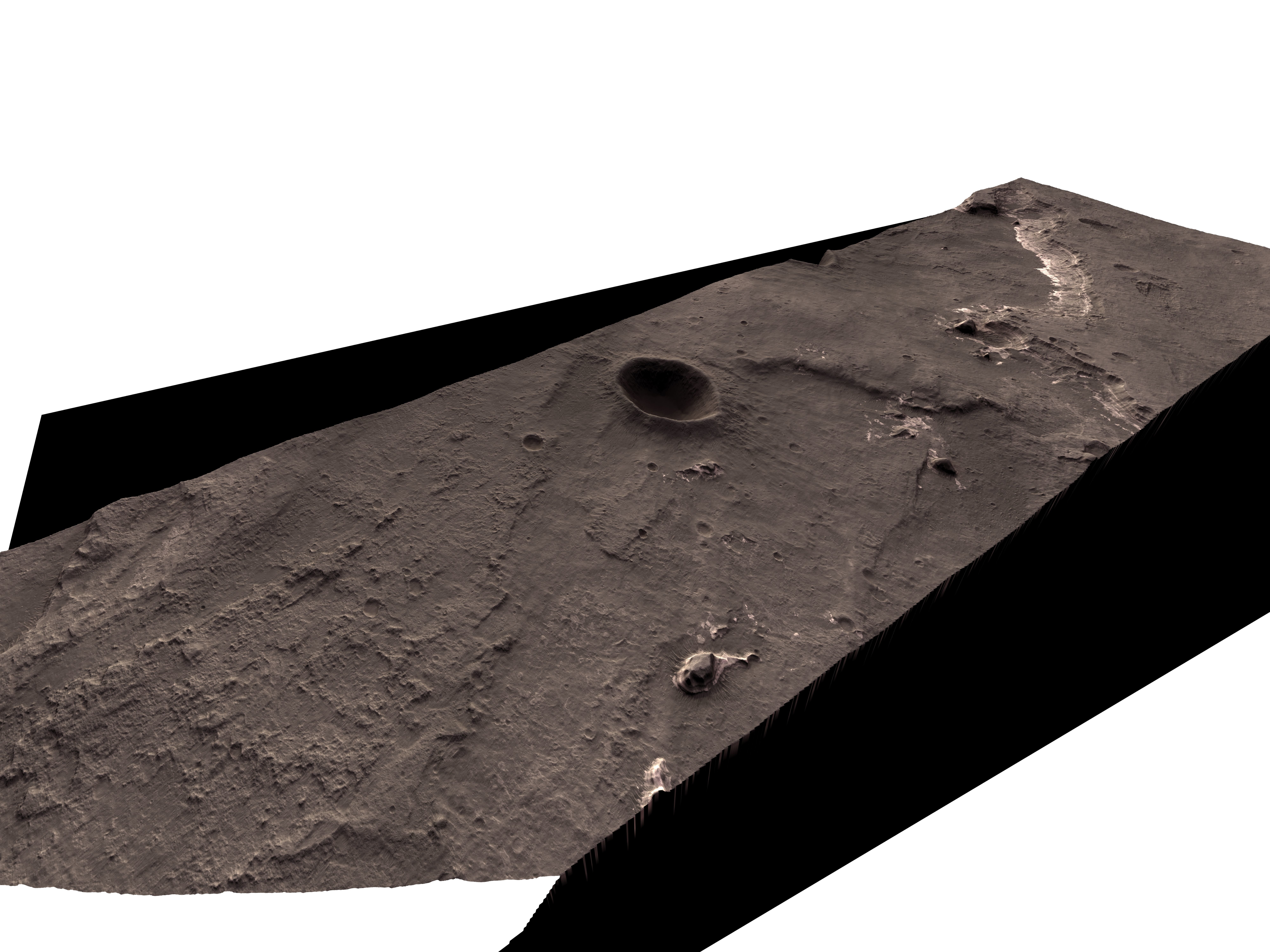 MARS VR - Proposed Exploration Site in Ladon Valles 3D model_3