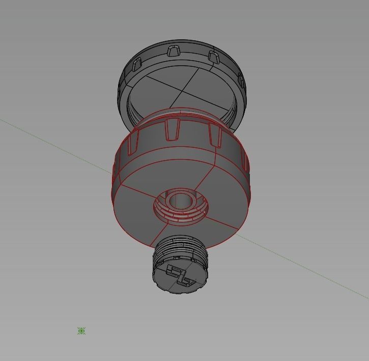 MSR Guardian Purifier - PET Adapter 3D print model_1