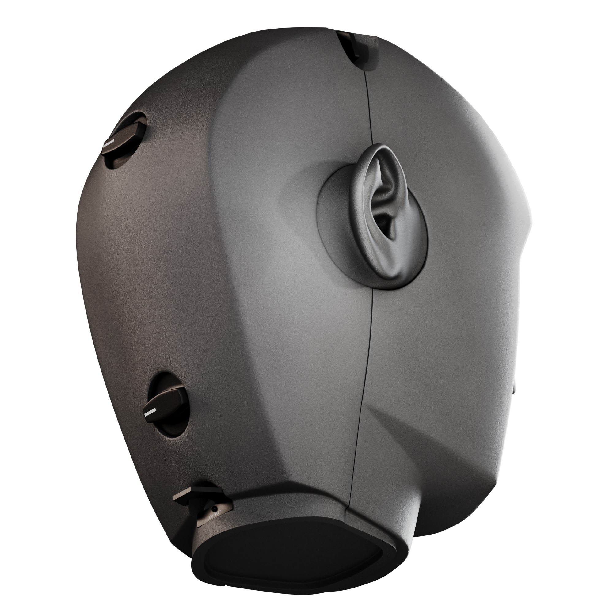 Neumann KU 100 Binaural Microphone Dummy Head 3D Print Ready 3D model_4