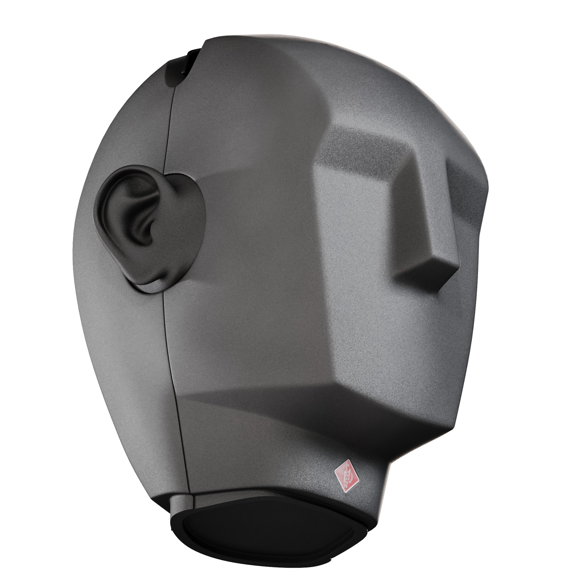 Neumann KU 100 Binaural Microphone Dummy Head 3D Print Ready 3D model_9