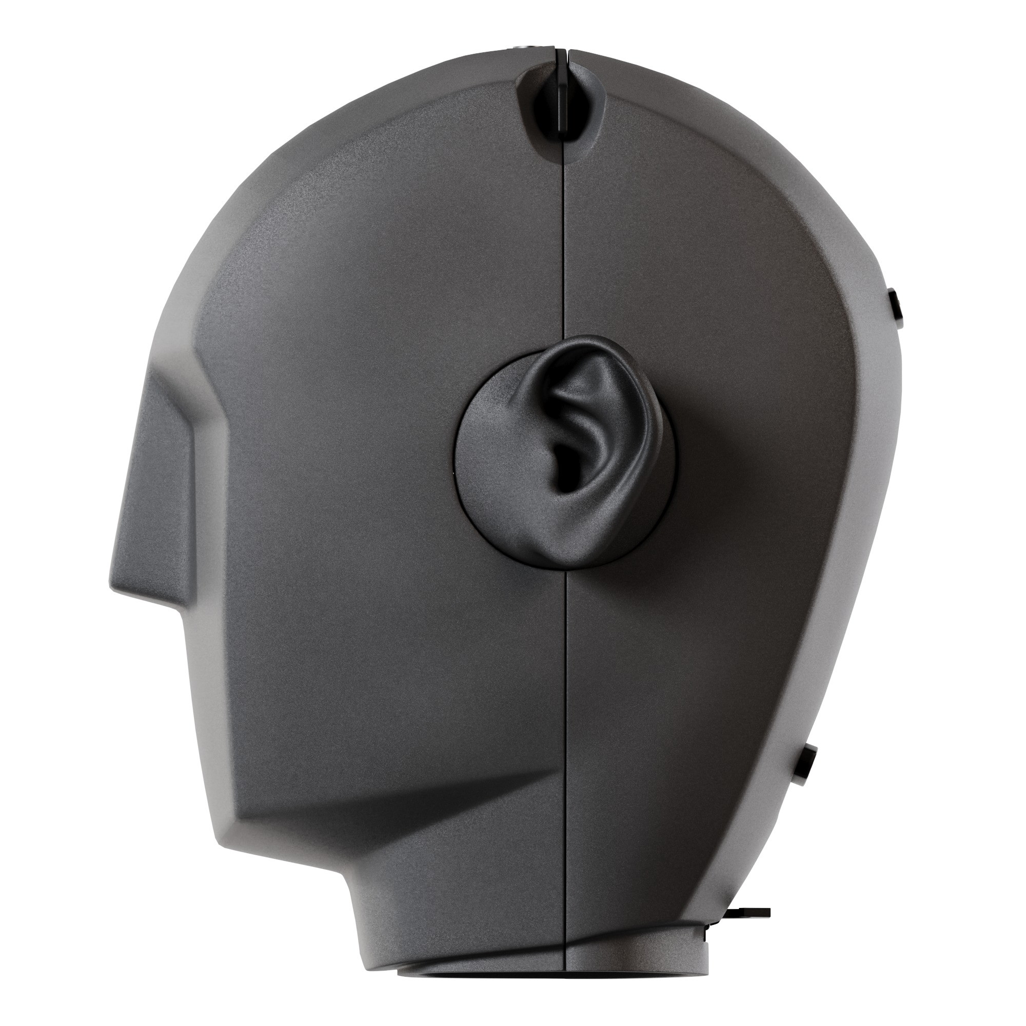 Neumann KU 100 Binaural Microphone Dummy Head 3D Print Ready 3D model_5