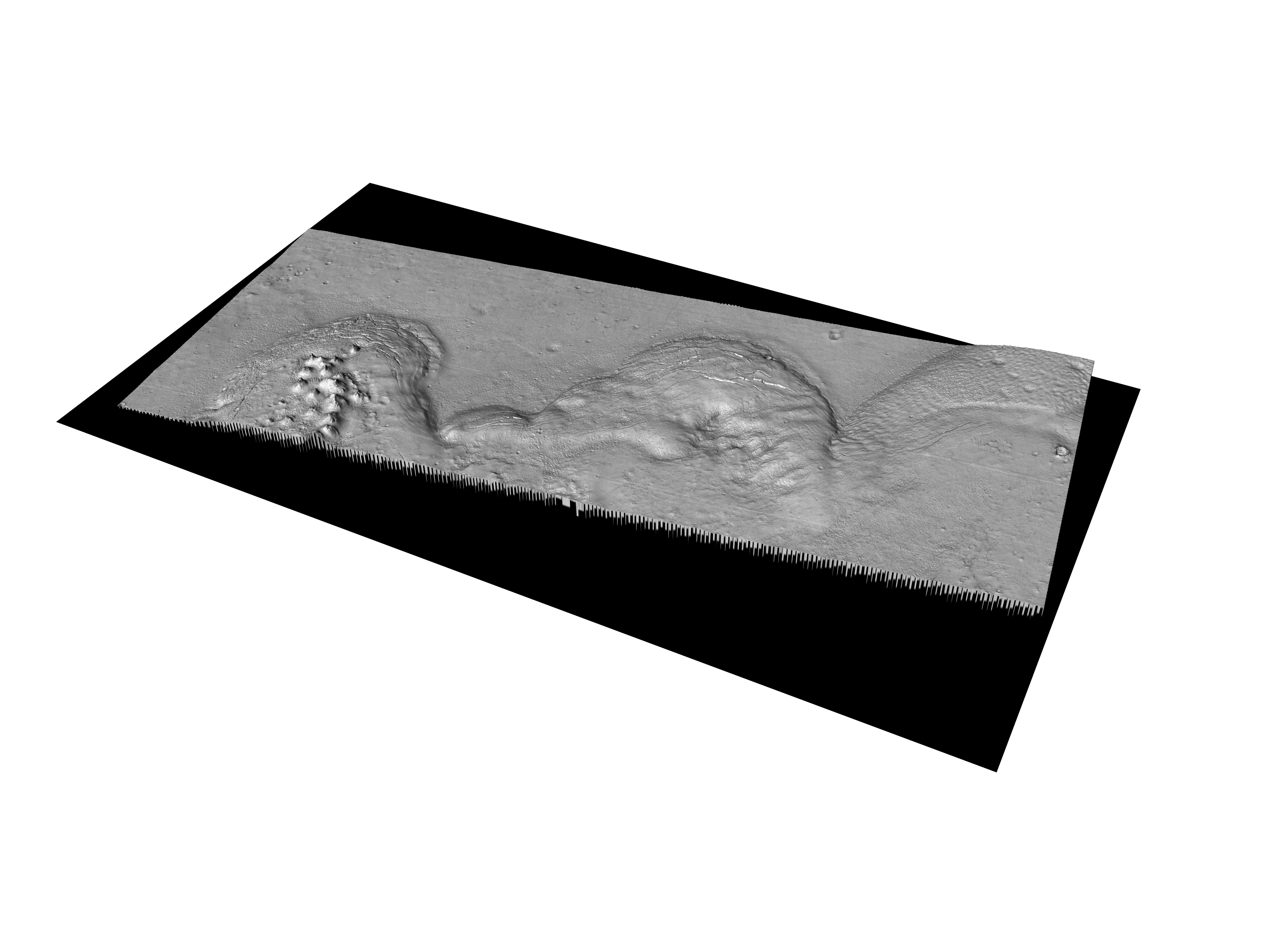 MARS VR - Flow Boundary in Elysium Planitia 3D model_0