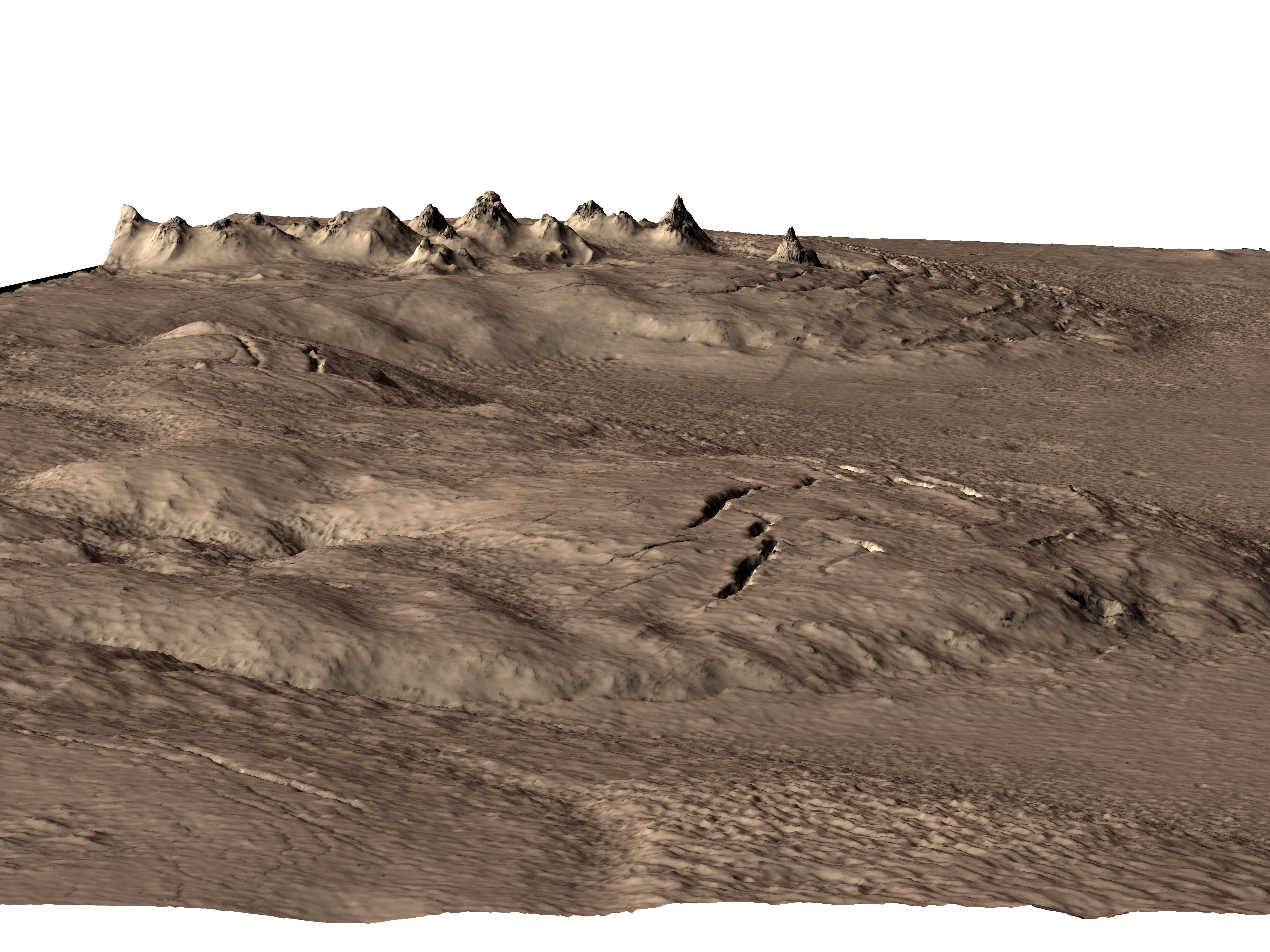 MARS VR - Flow Boundary in Elysium Planitia 3D model_1