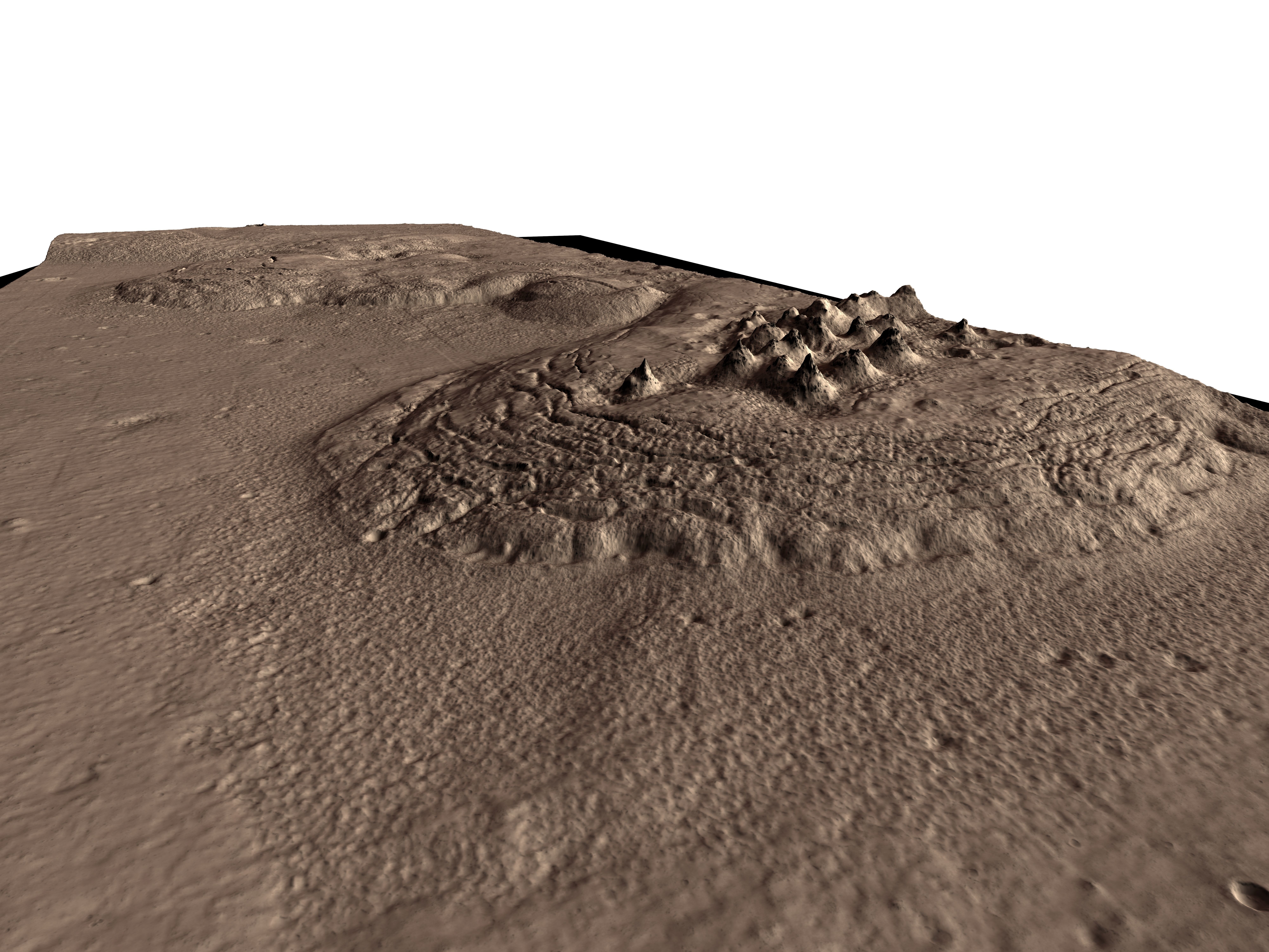 MARS VR - Flow Boundary in Elysium Planitia 3D model_2