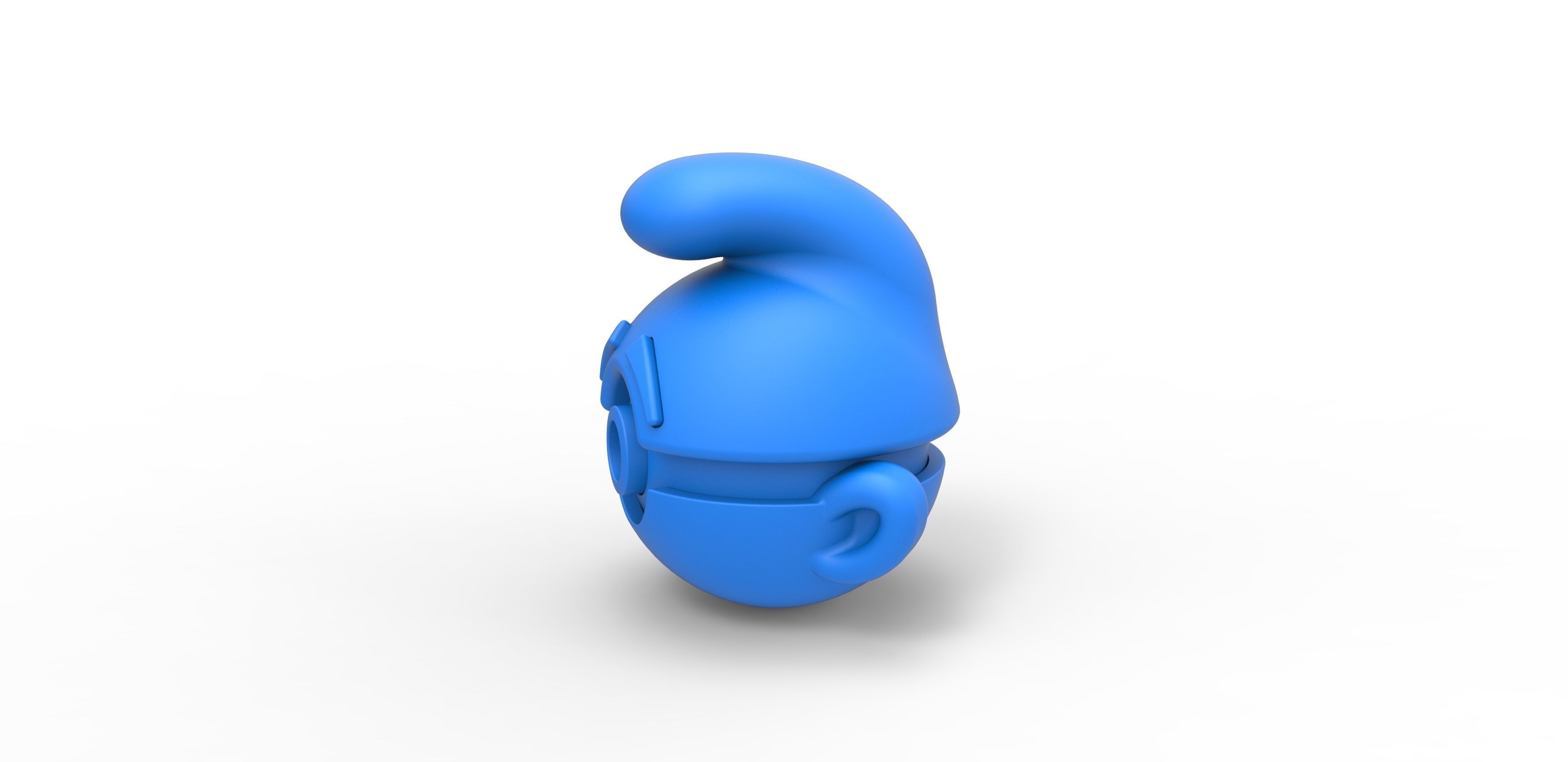 Smurf orb 3D print model_14