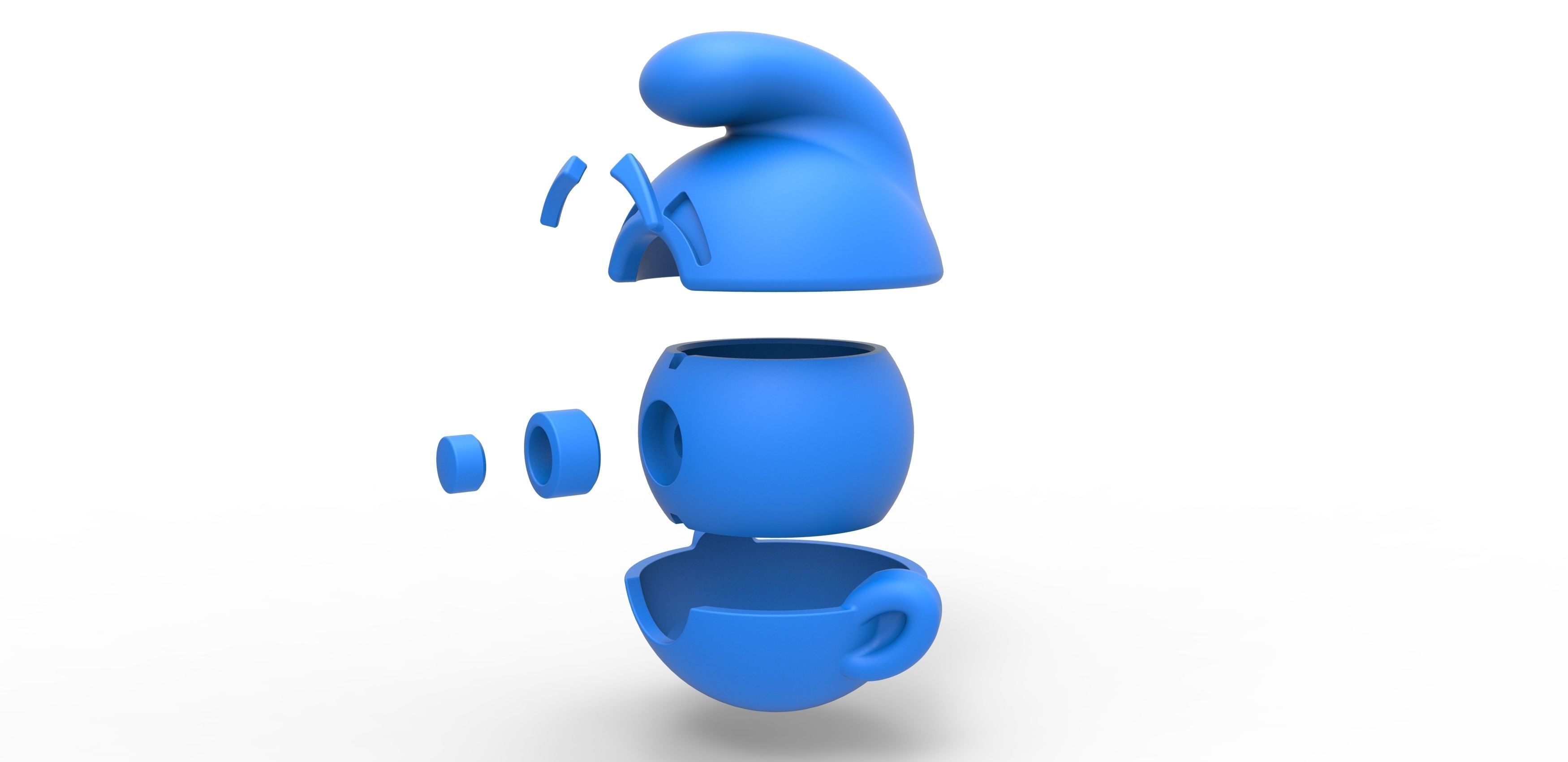 Smurf orb 3D print model_18