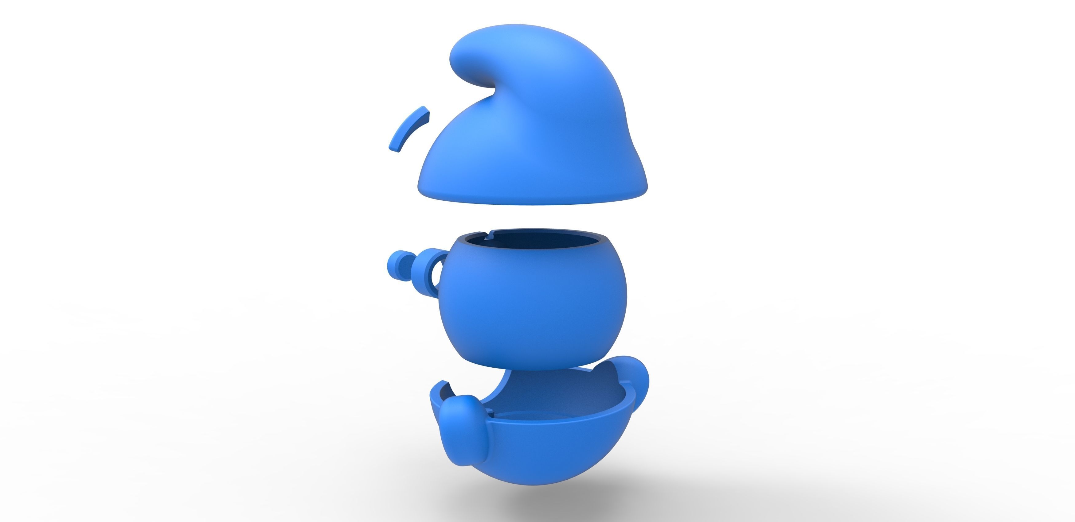 Smurf orb 3D print model_22