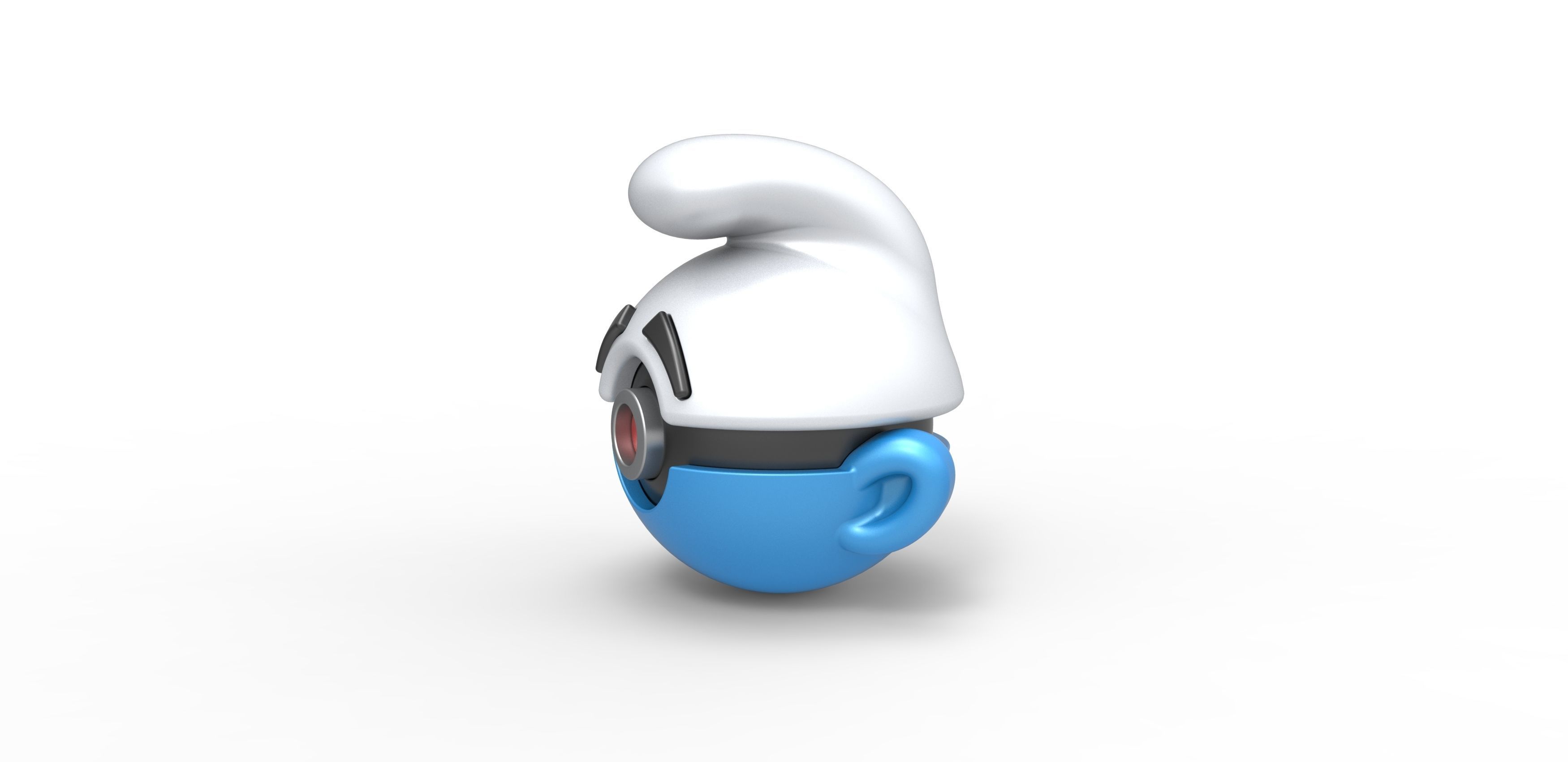 Smurf orb 3D print model_5