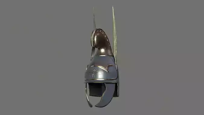 Phrygian helmet - Greek Helmet Low-poly 3D model