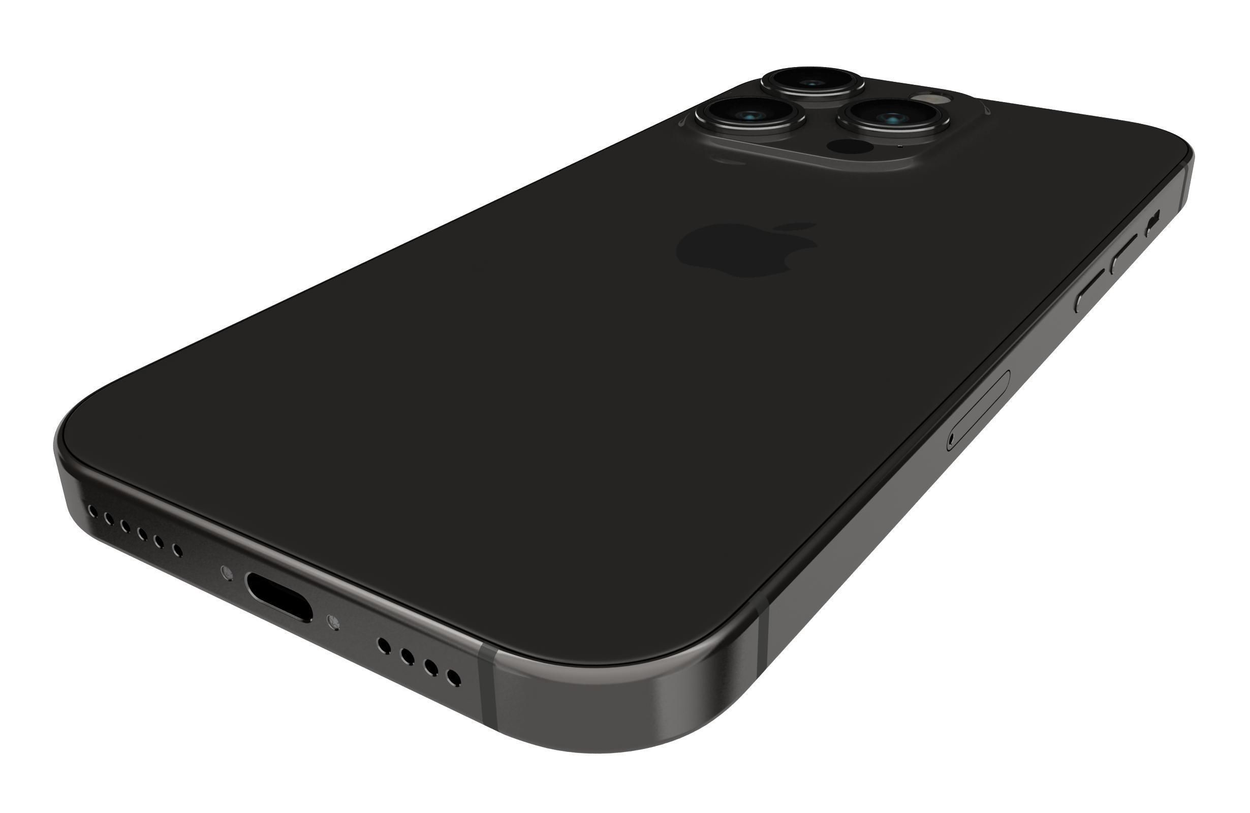 Apple iPhone 14 Pro Max Black 3D model_14