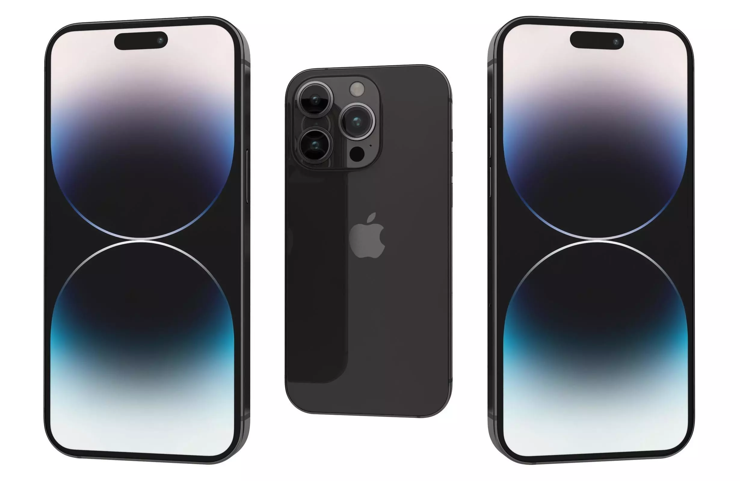 Apple iPhone 14 Pro Max Black 3D model_0