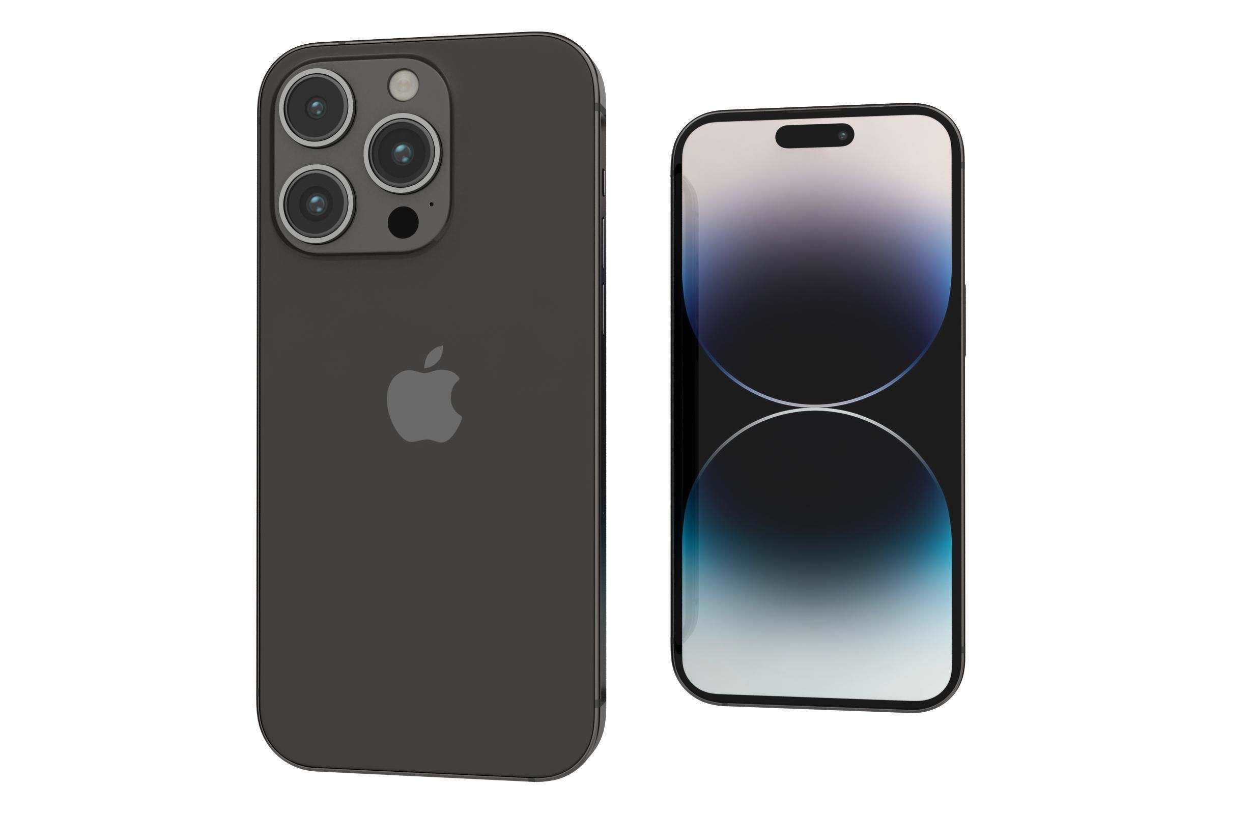 Apple iPhone 14 Pro Max Black 3D model_7