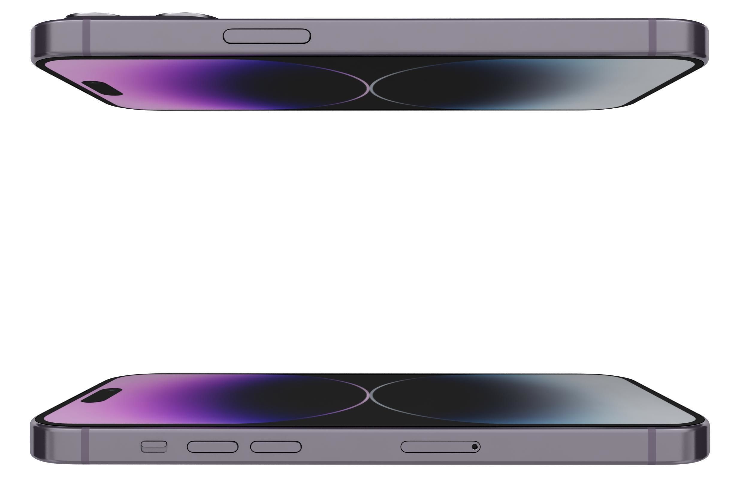 Apple iPhone 14 Pro Max Purple 3D model_9