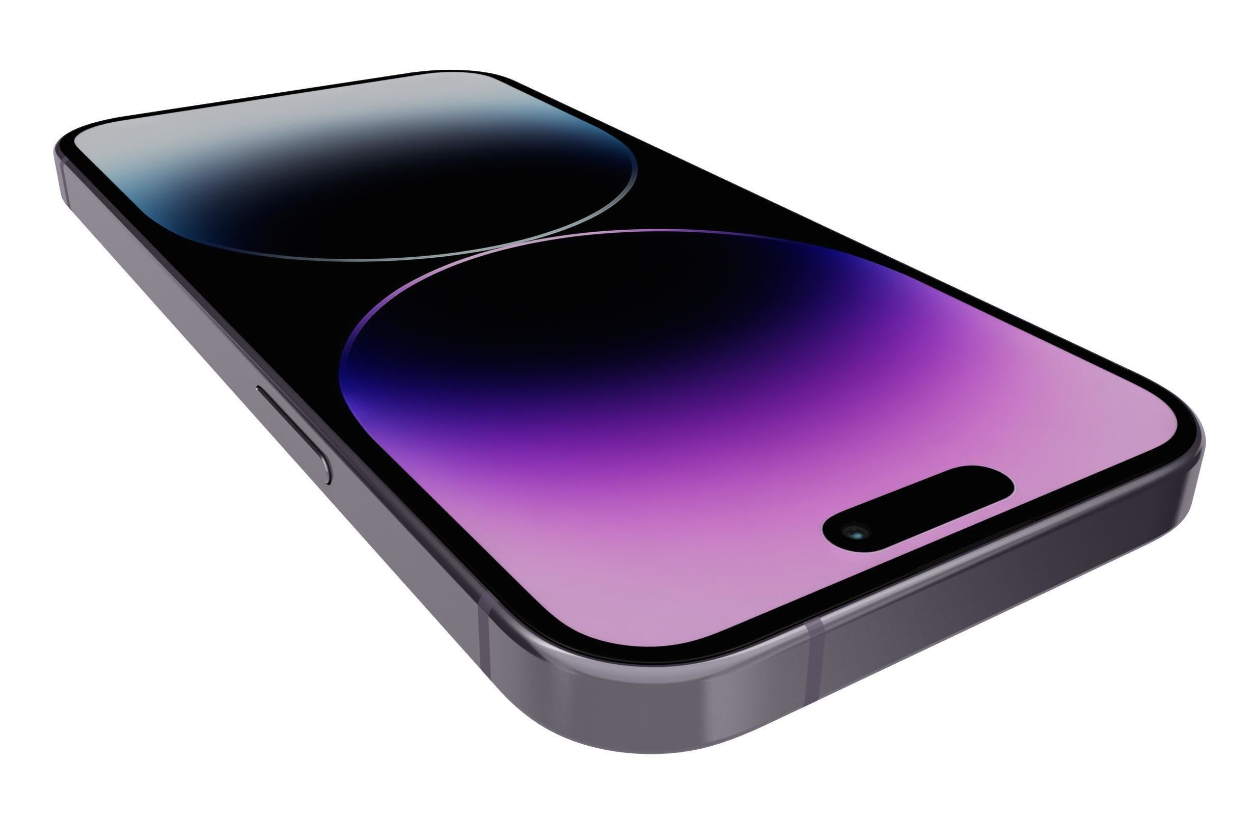 Apple iPhone 14 Pro Max Purple 3D model_13