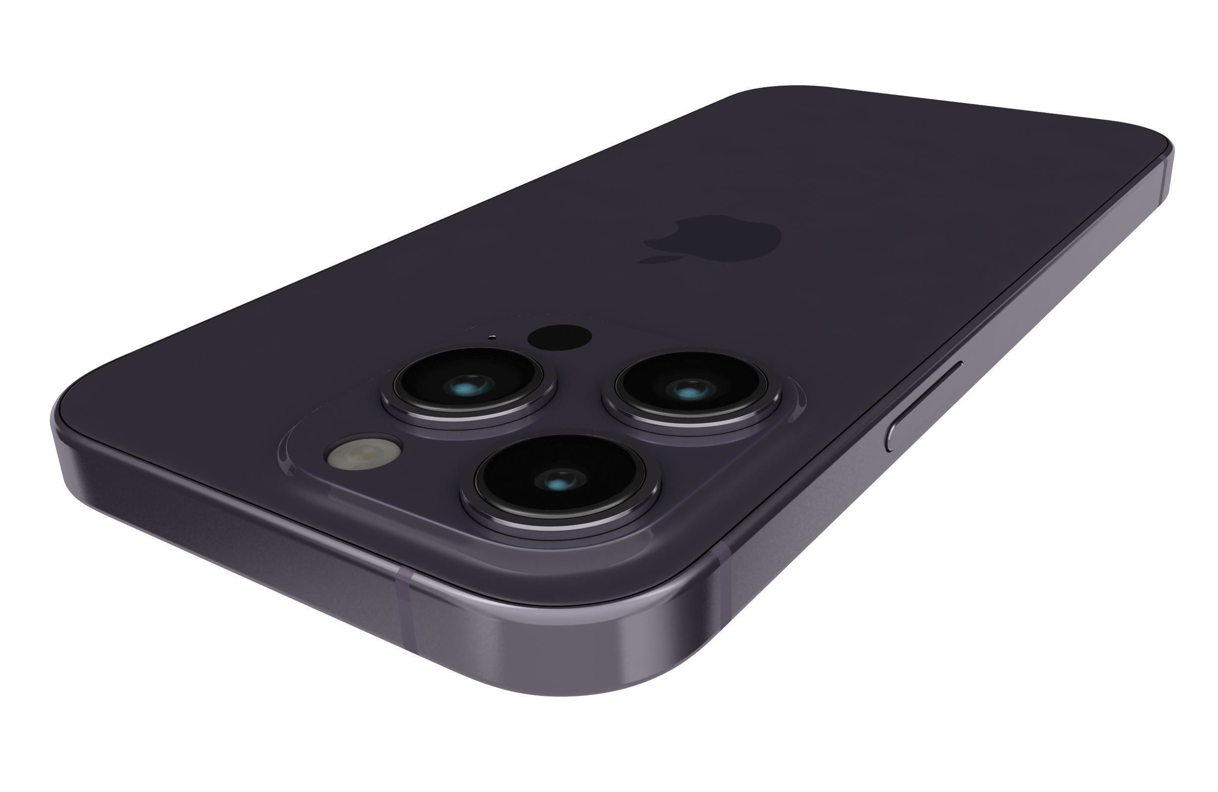 Apple iPhone 14 Pro Max Purple 3D model_15