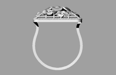 Fashion ring stl file 3D print model_3