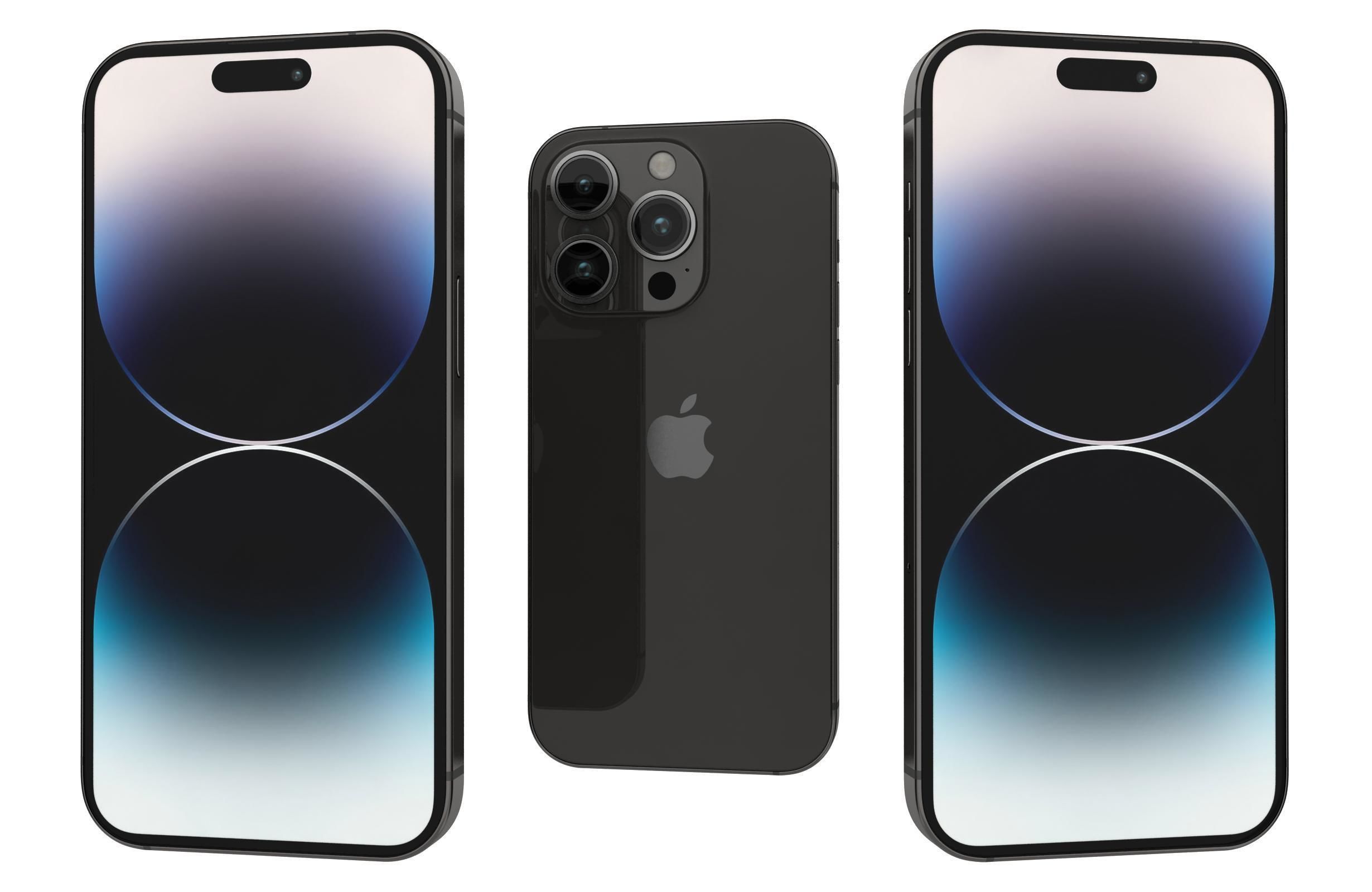 Apple iPhone 14 Pro Max All Colors 3D model_4