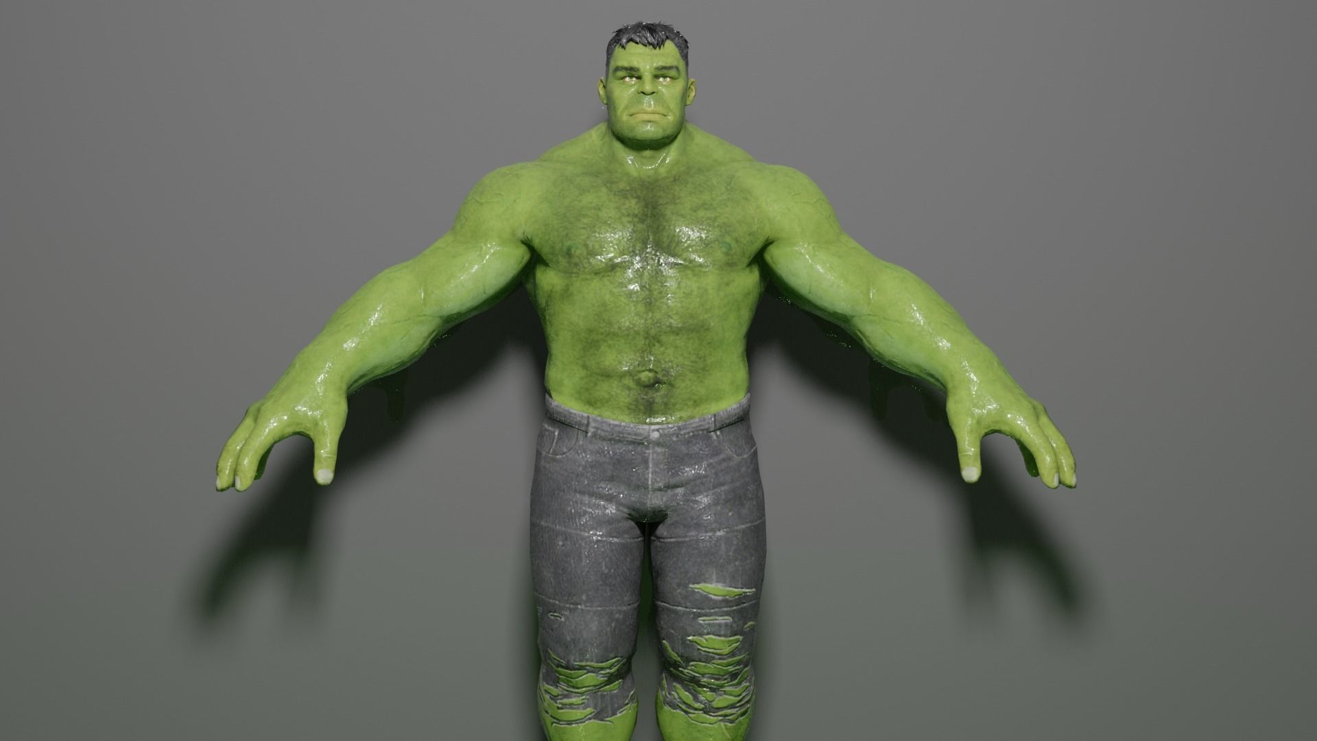 Hulk 3d model 3D model_1