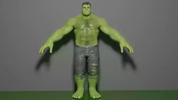Hulk 3d model 3D model