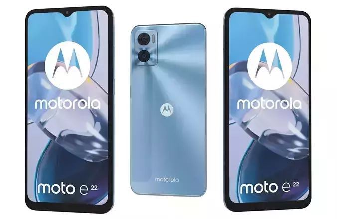 Motorola Moto E22 Blue