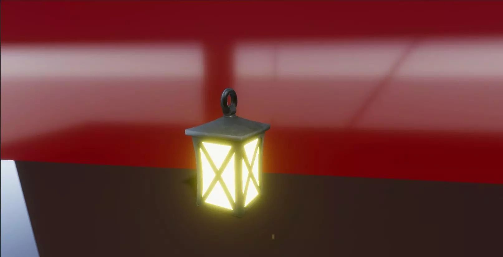 Hanging Lamp Free low-poly 3D model_0