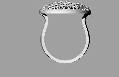Fashion ring  3D print model_2