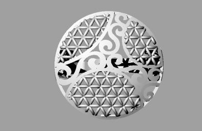 Fashion ring  3D print model_3