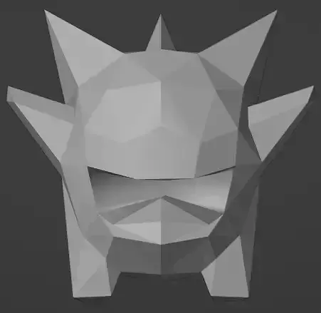 Papercraft Gengar