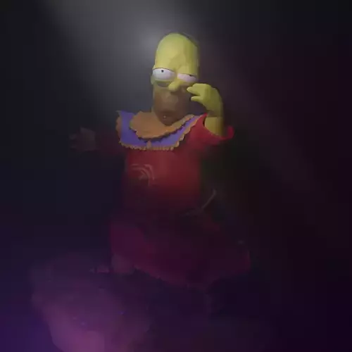 Homer Simpson 3D print model