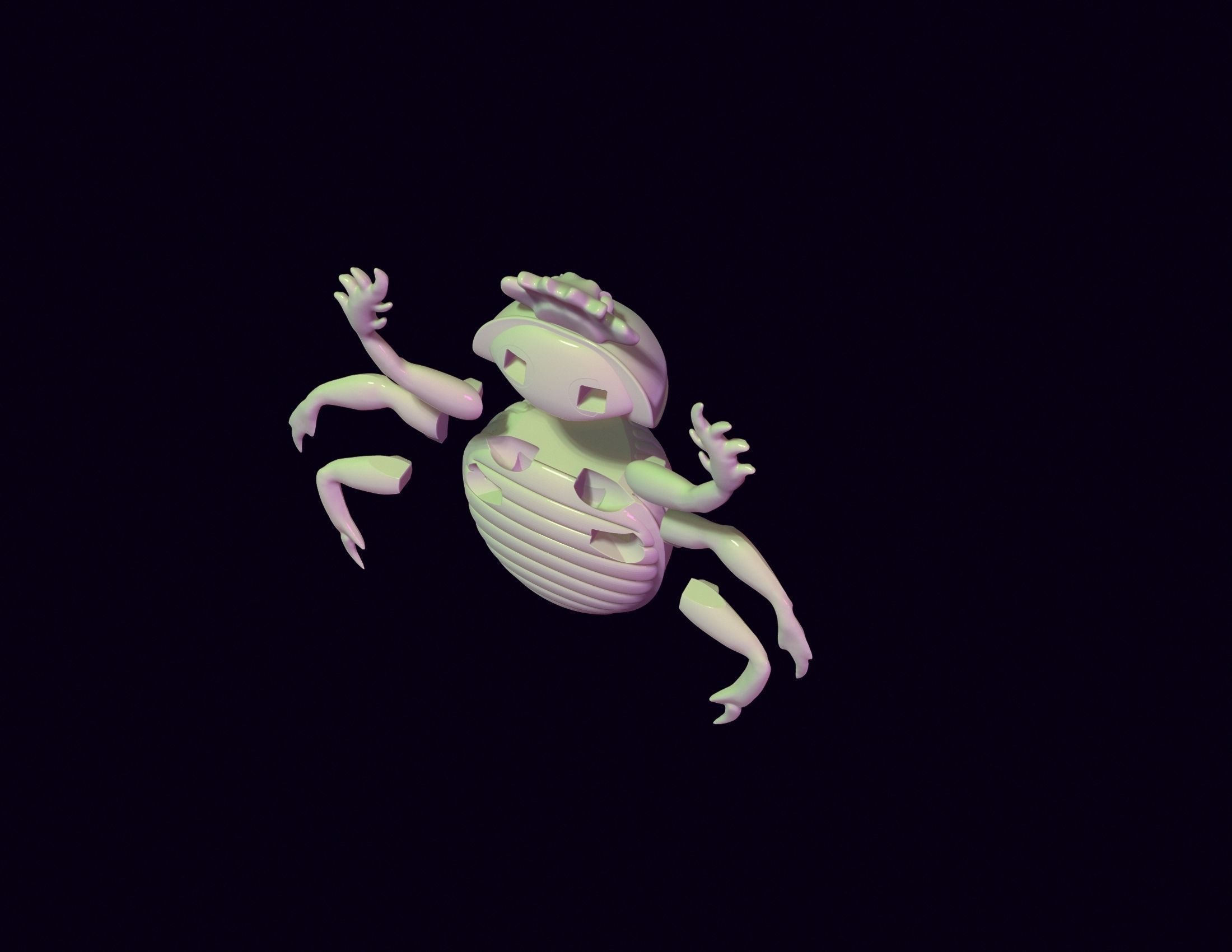 Scarab Beetle Toy 3D print model_10