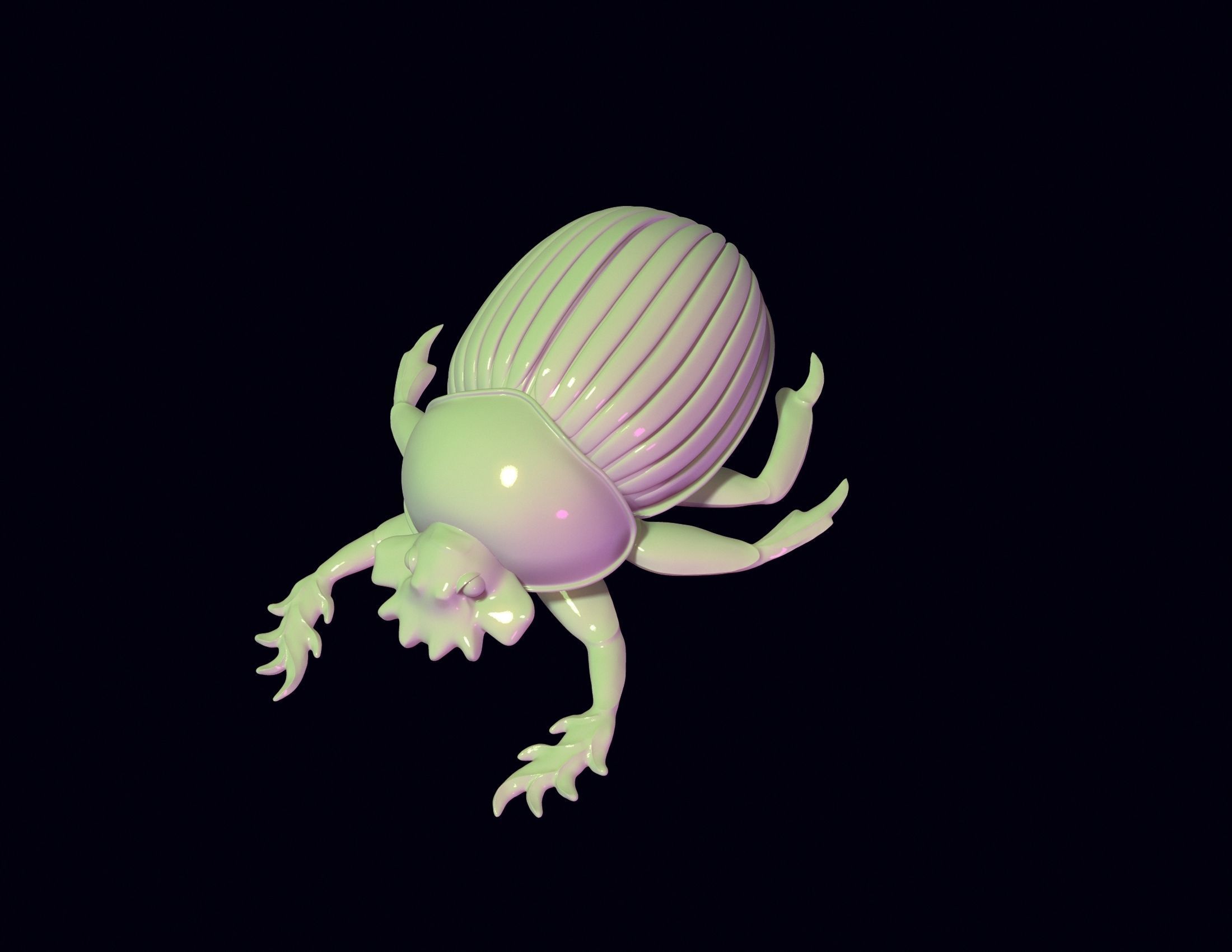 Scarab Beetle Toy 3D print model_7