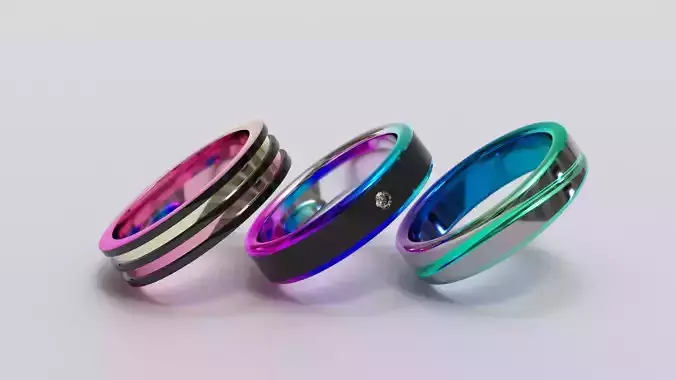 Zirconium rings