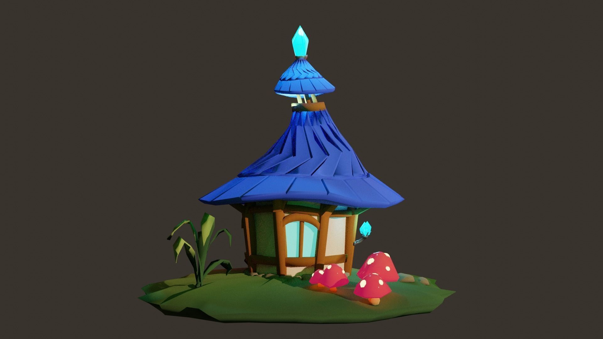 Fairy House Free 3D model_2