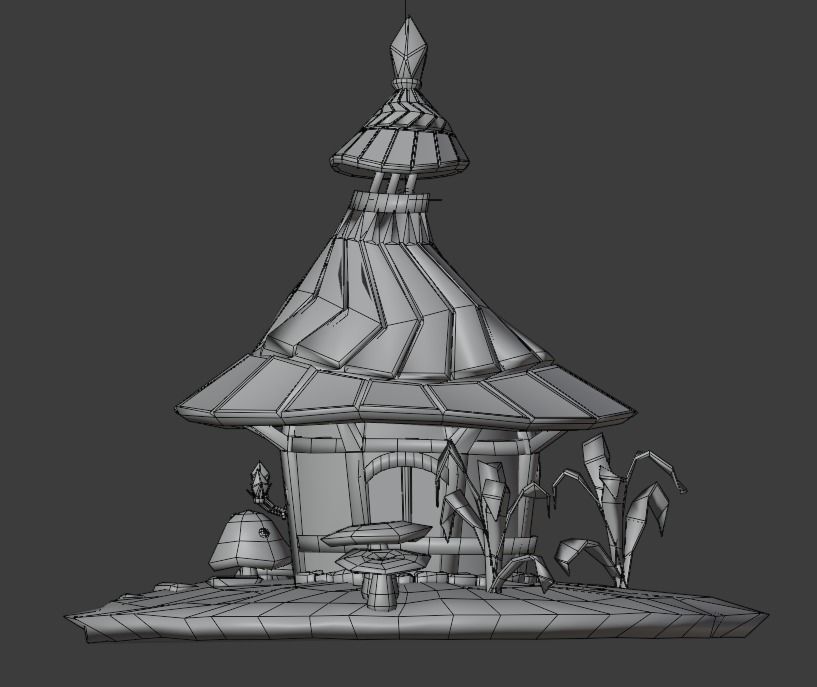 Fairy House Free 3D model_7