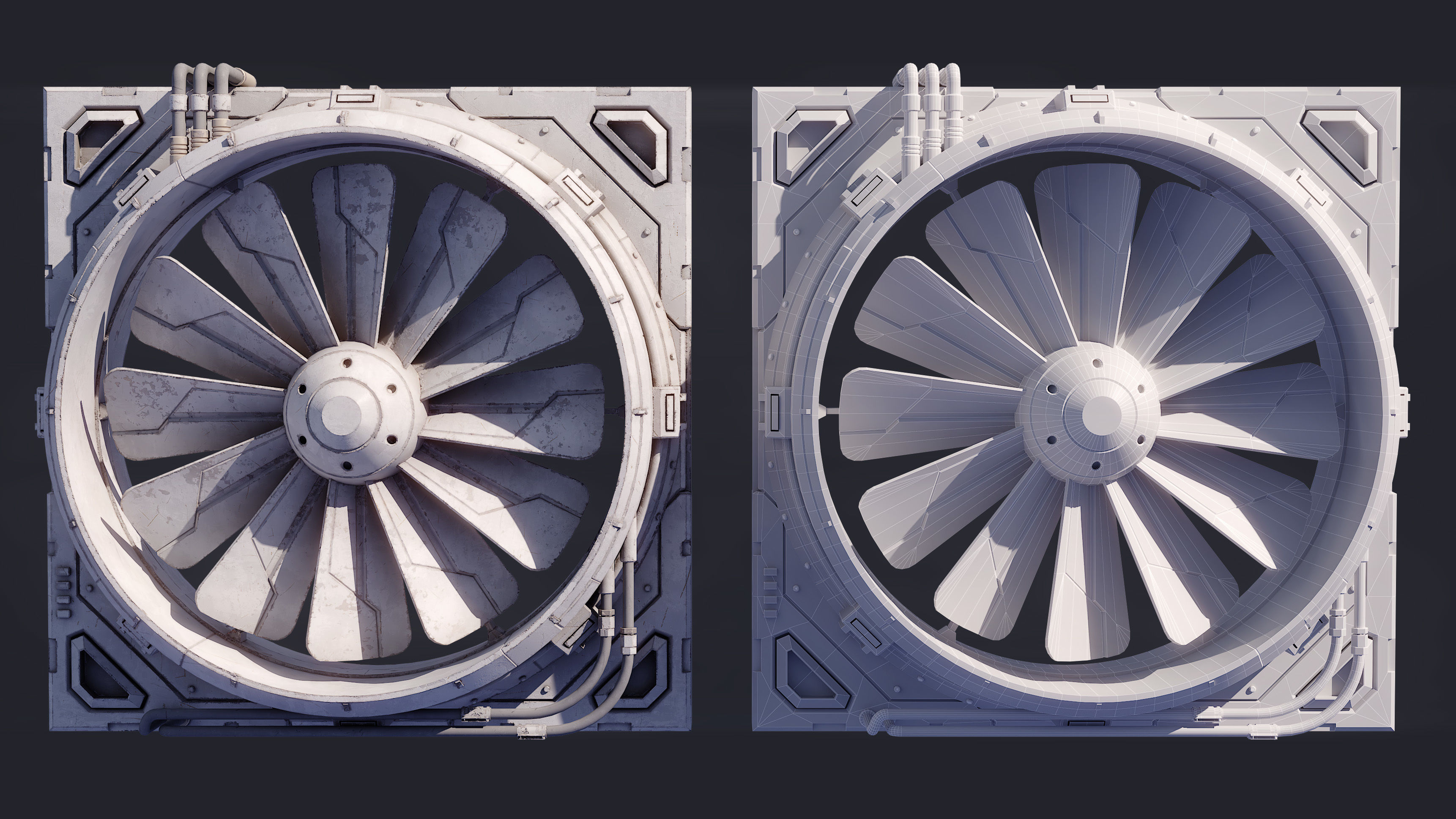 Sci-Fi Kit Free 05 Fan Free 3D model_1