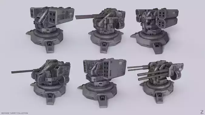 Defense turret collection 