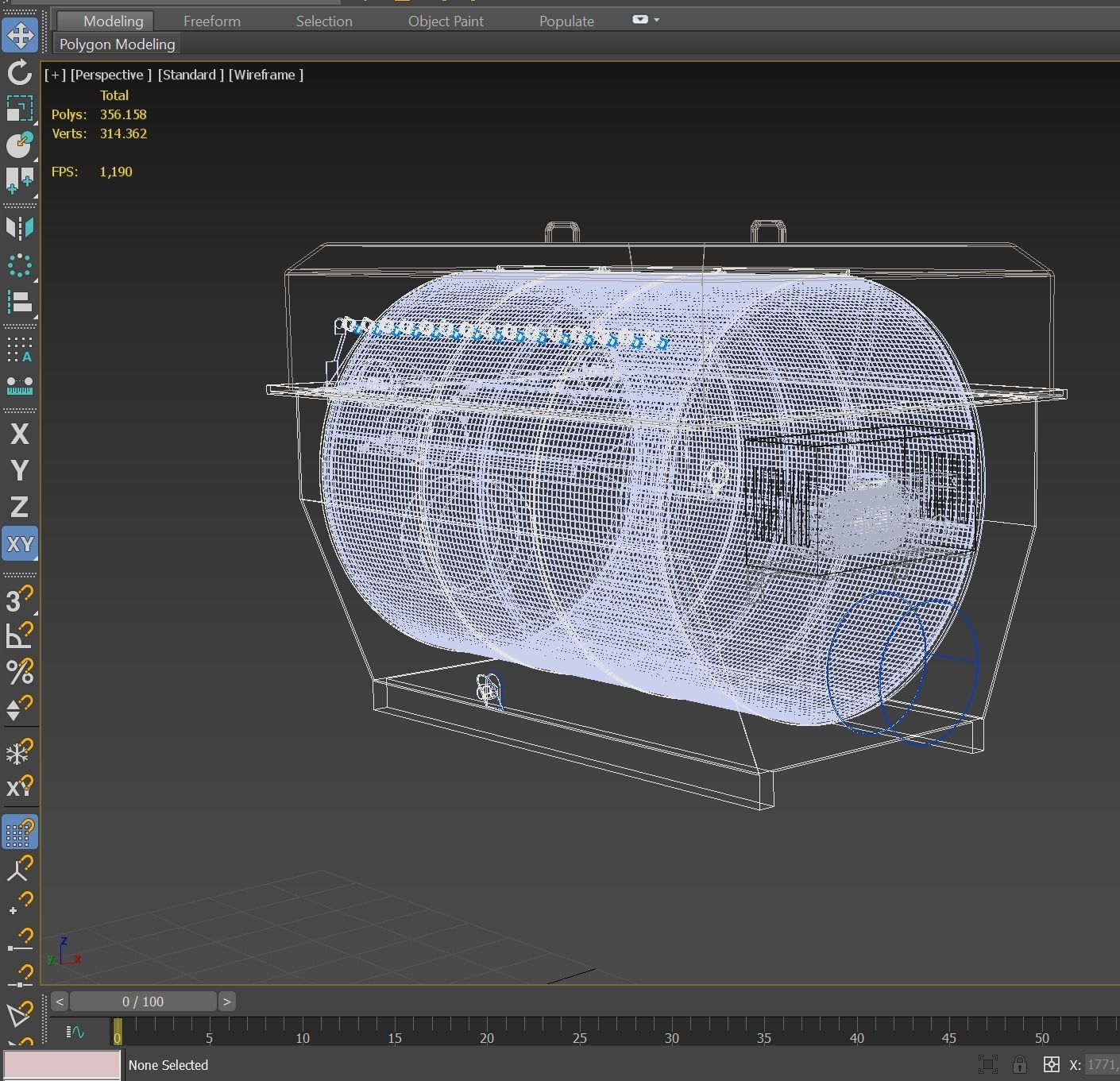 ROTARY DRUM FILTER 3D model_11