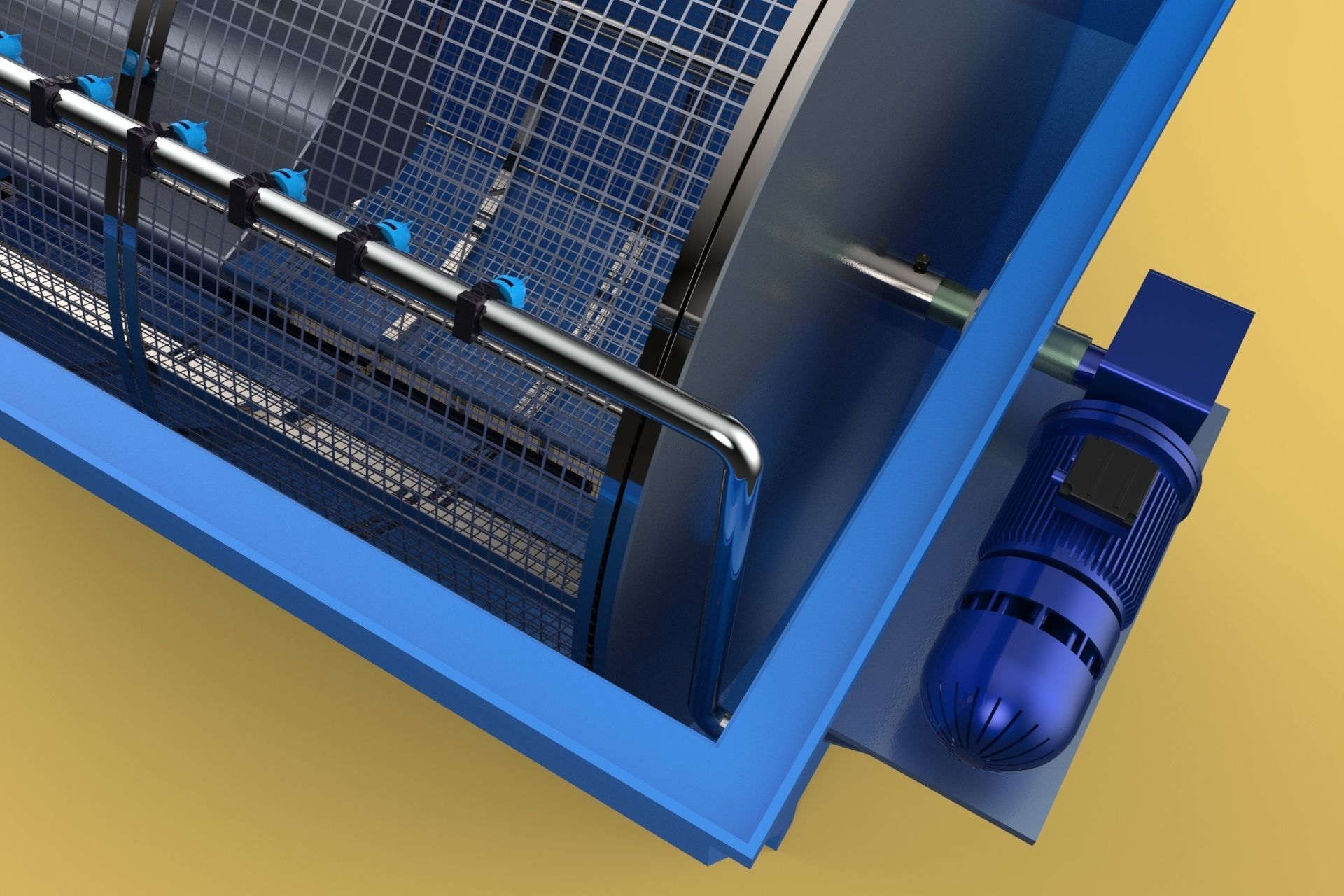 ROTARY DRUM FILTER 3D model_8
