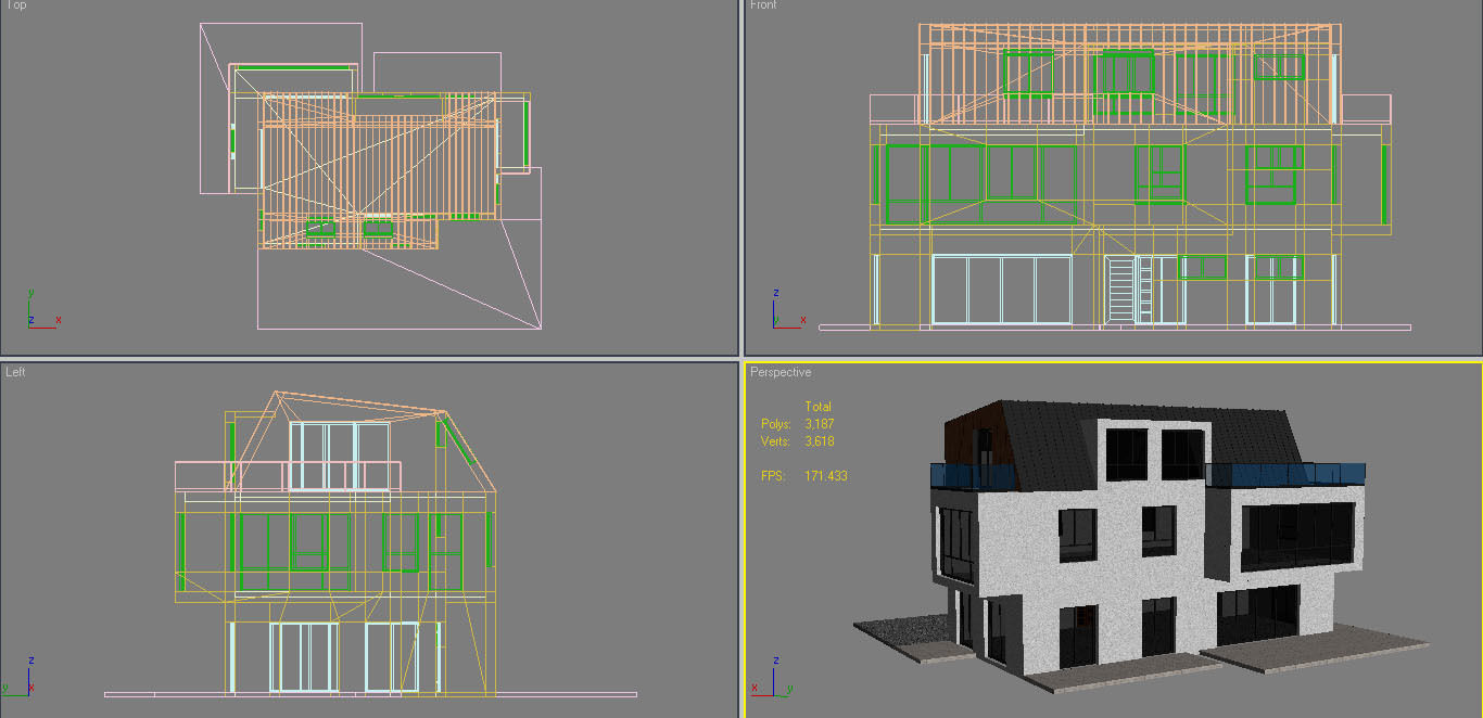 Modern House 17 3D model_17