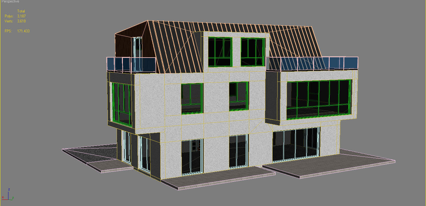 Modern House 17 3D model_15