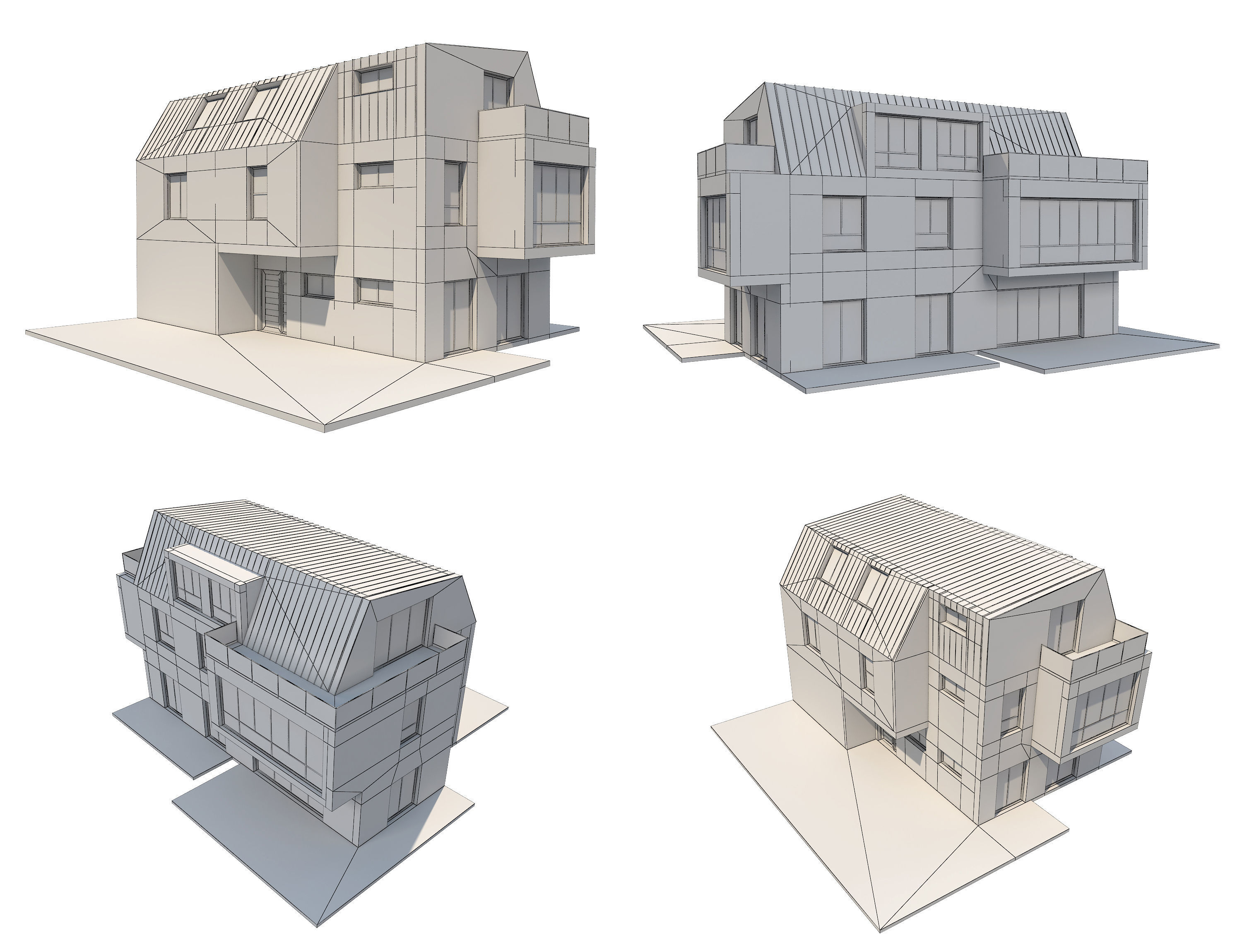 Modern House 17 3D model_13