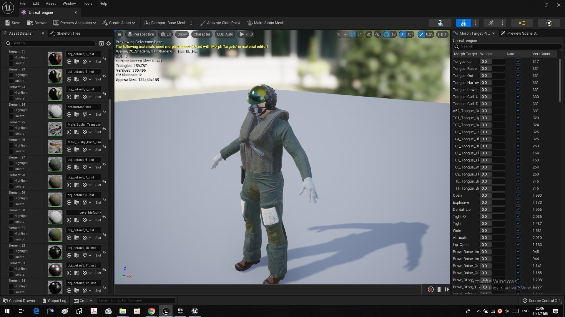 pilot F-35 suit 3D model_22