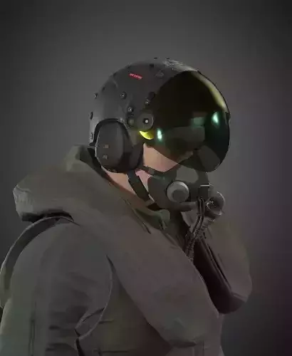 pilot F-35 suit 3D model pilot F-35 suit 3D model