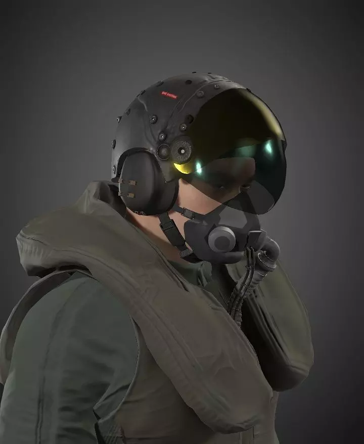 pilot F-35 suit 3D model_0